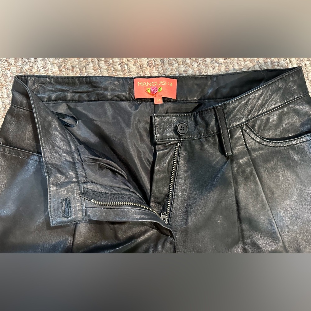 Women’s Designer lambskin leather pants from small Paris design house - Picture 6 of 6